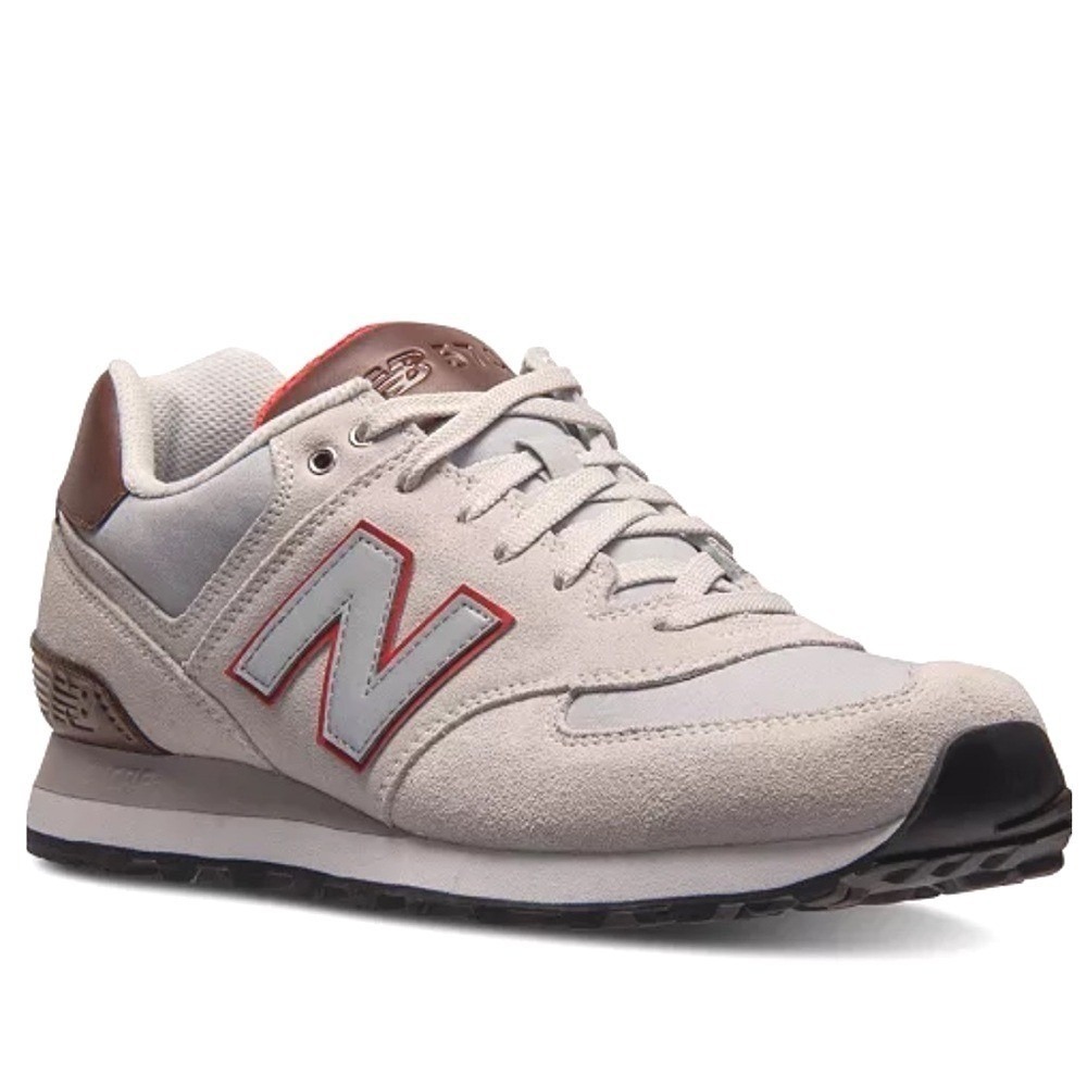 New Balance 574 Sneaker Mens 8.5 Grey Suede Low Top Retro Runner Gorpcore